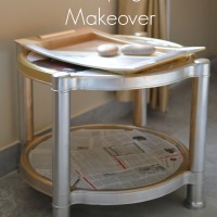 DIY Decoupage Table Makeover